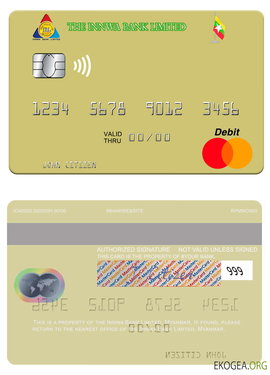 Carte Mastercard Myanmar Innwa Bank Limited